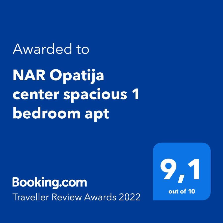 "Nar" Opatija Center Spacious 1 Bedroom Apt Eksteriør billede