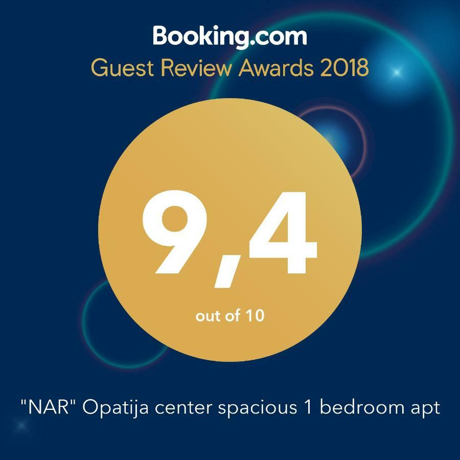 "Nar" Opatija Center Spacious 1 Bedroom Apt Eksteriør billede